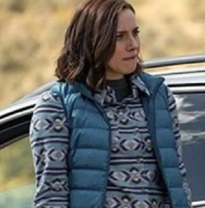 Wendy Moniz Yellowstone Governor Perry Puffer Vest