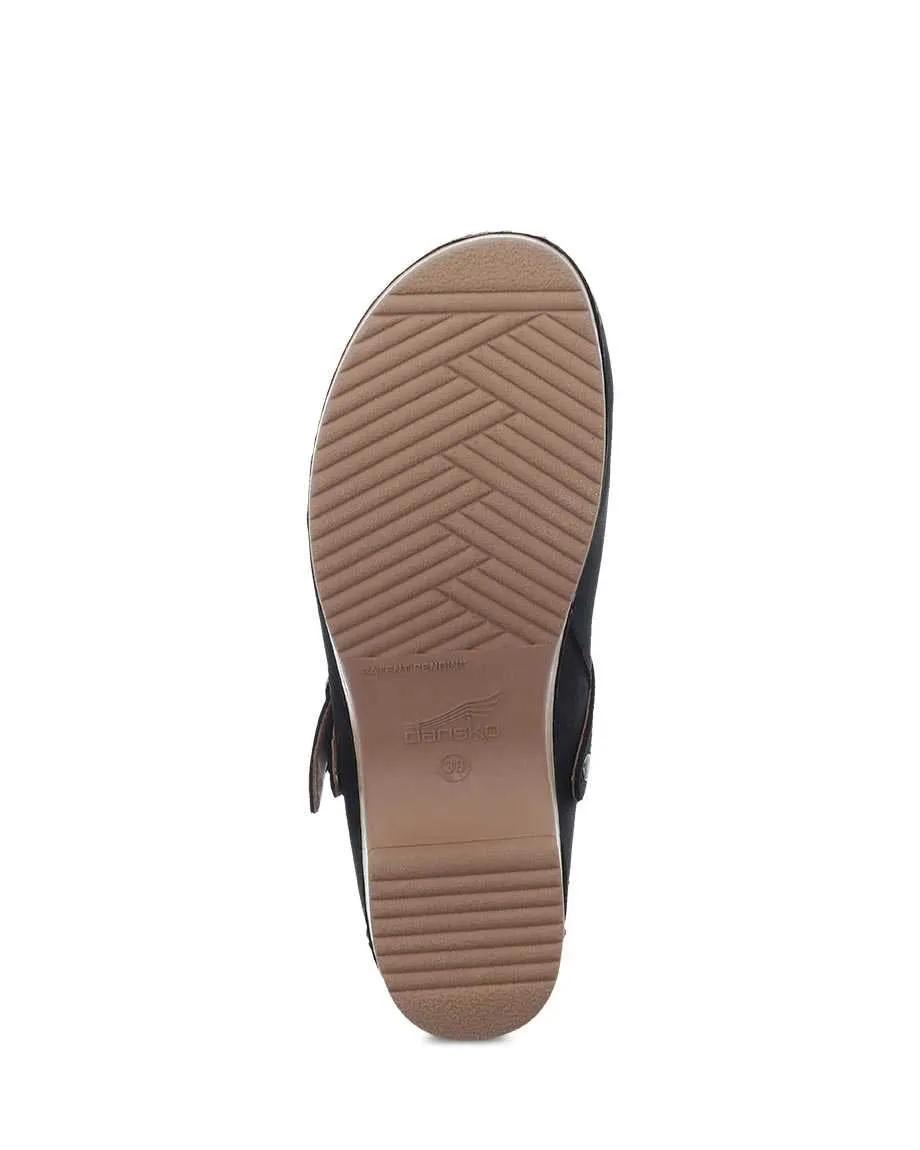 Women's Dansko Berry Color: Black Burnished Nubuck