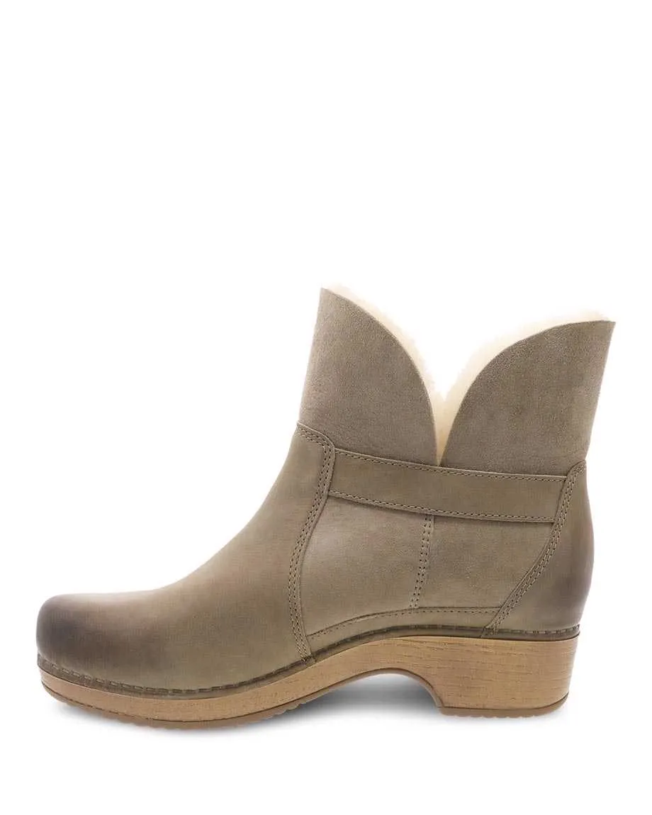 Women's Dansko Bessie Color: Taupe Burnished Nubuck