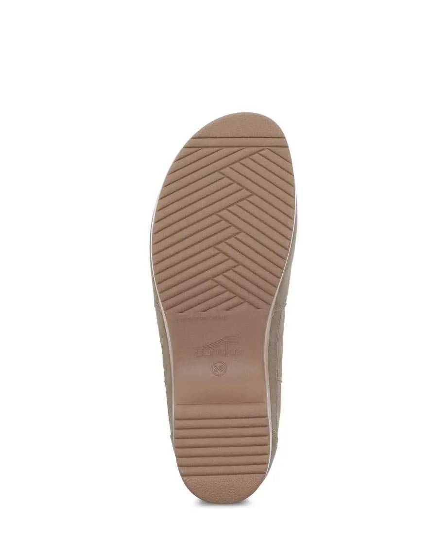 Women's Dansko Bessie Color: Taupe Burnished Nubuck