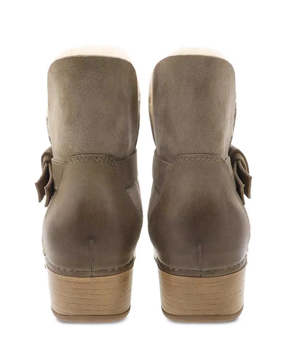 Women's Dansko Bessie Color: Taupe Burnished Nubuck