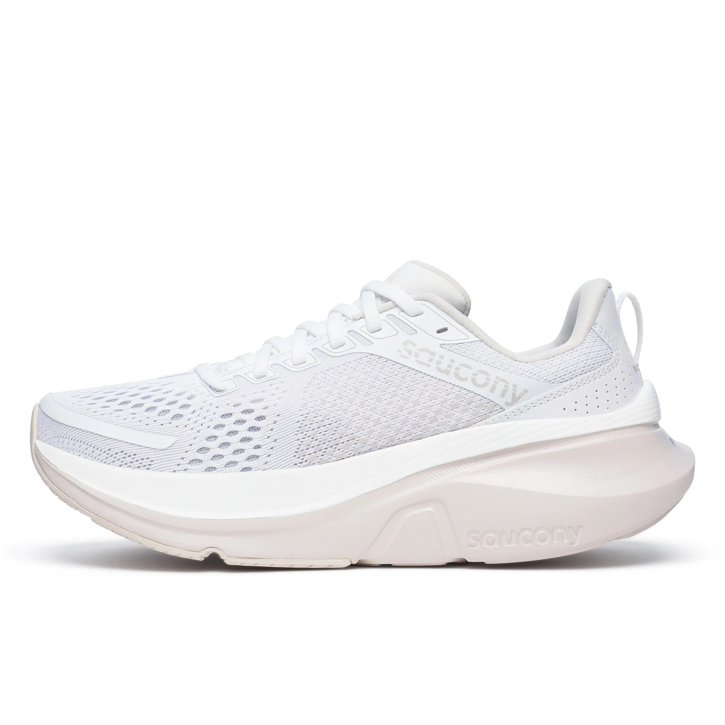 Women's Saucony Guide 17 Running Shoe in White | Moon