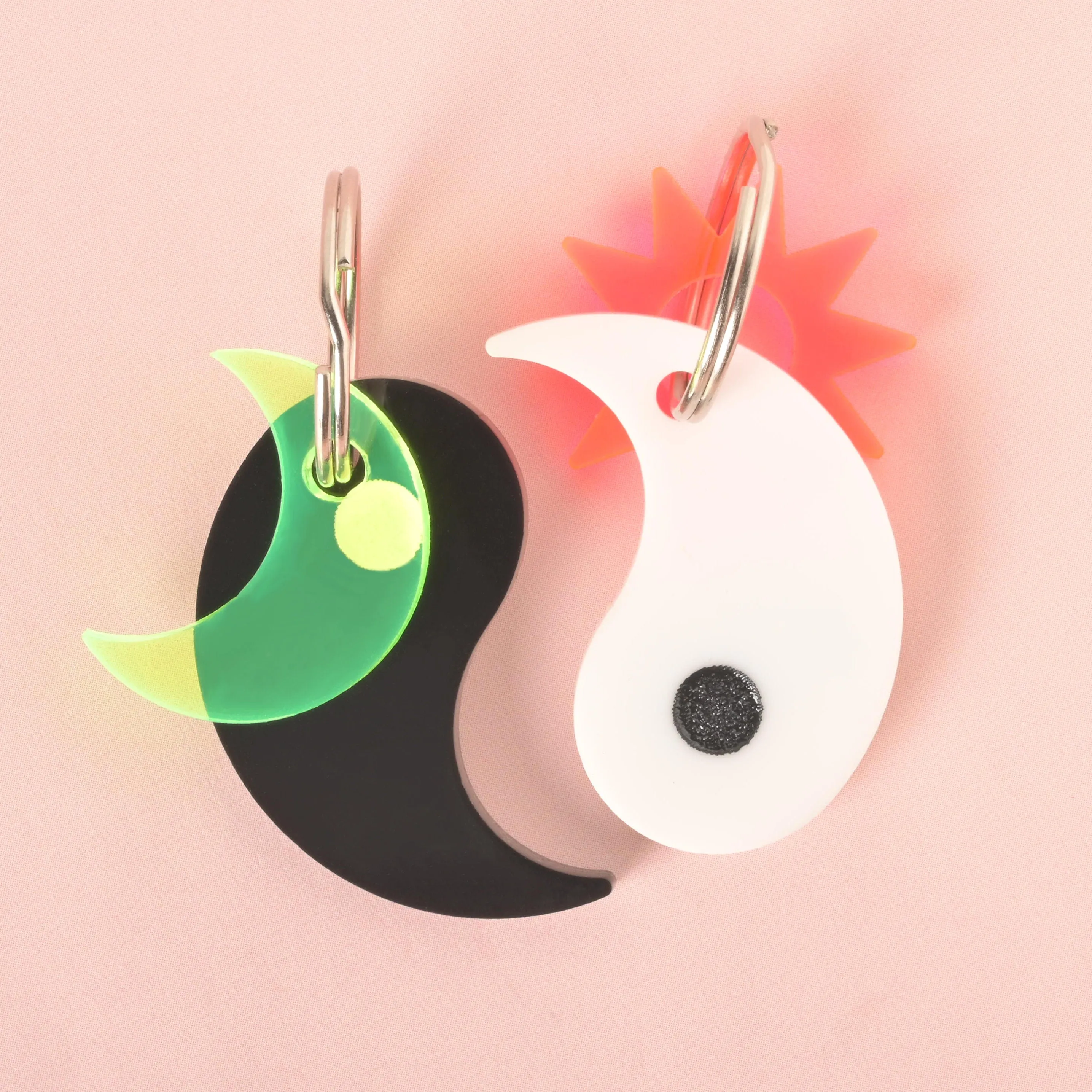 Yin Yang Pet Tags, Set of 2