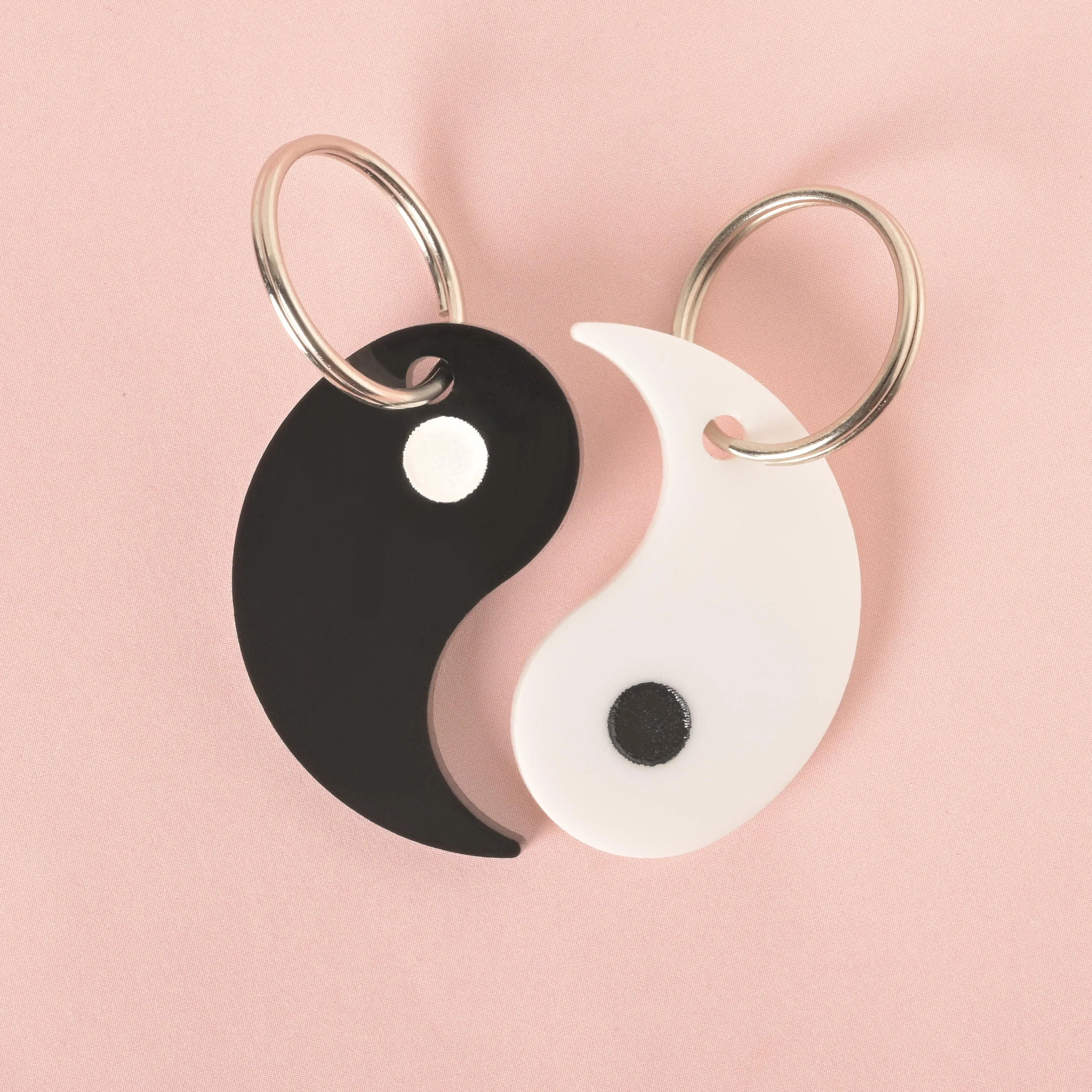 Yin Yang Pet Tags, Set of 2