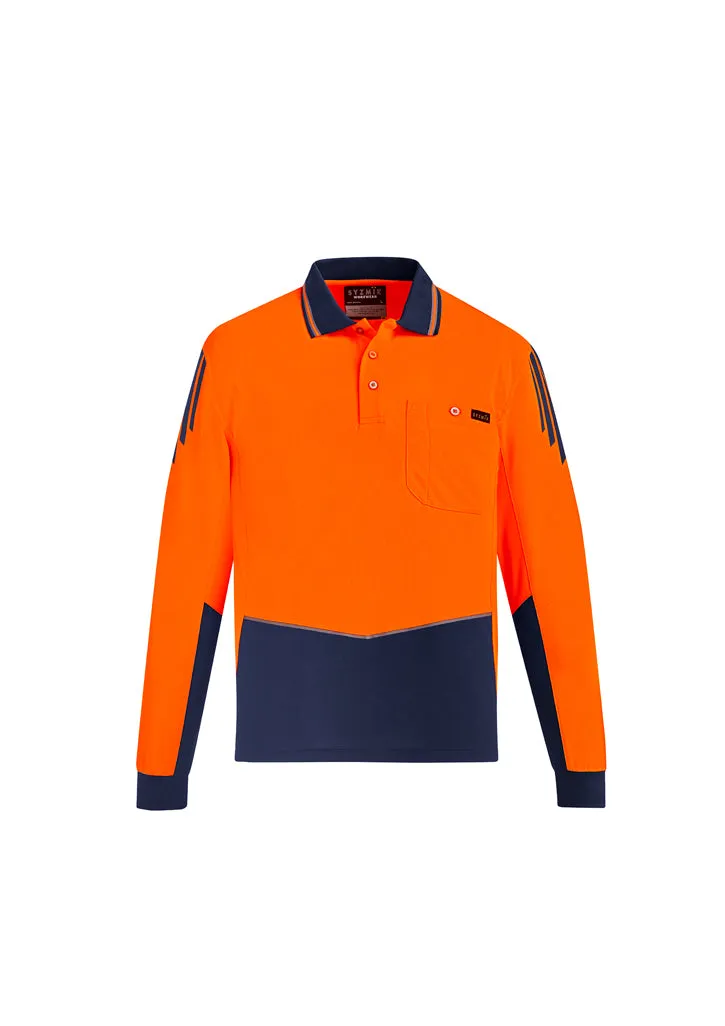 ZH310 Syzmik Hi-Vis Flux Longsleeve Polo Shirts