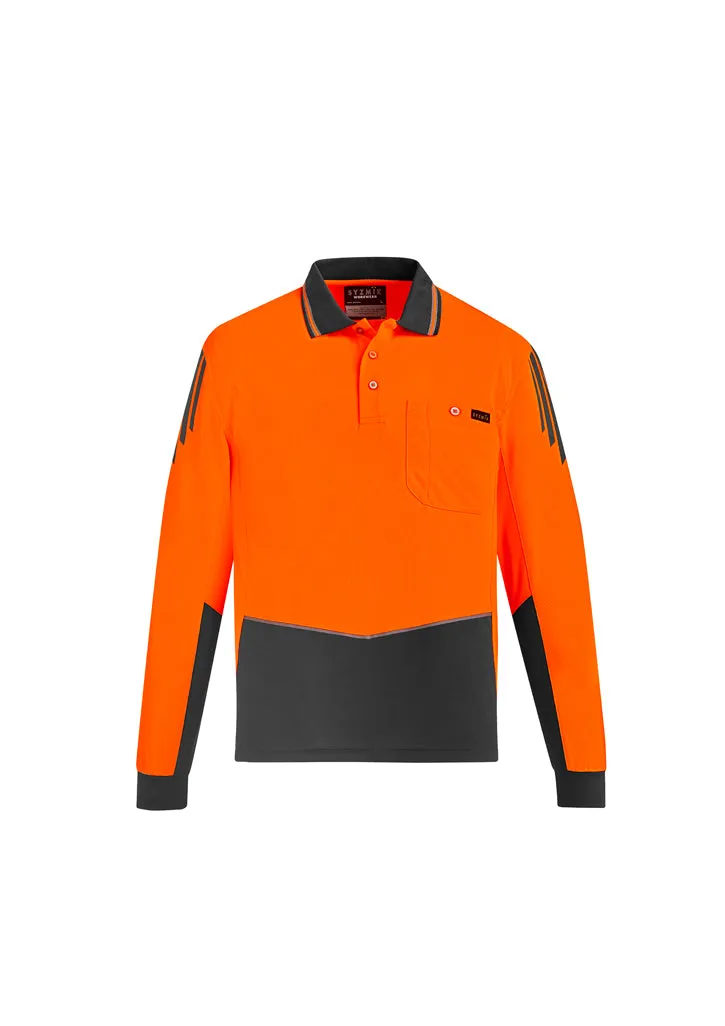 ZH310 Syzmik Hi-Vis Flux Longsleeve Polo Shirts