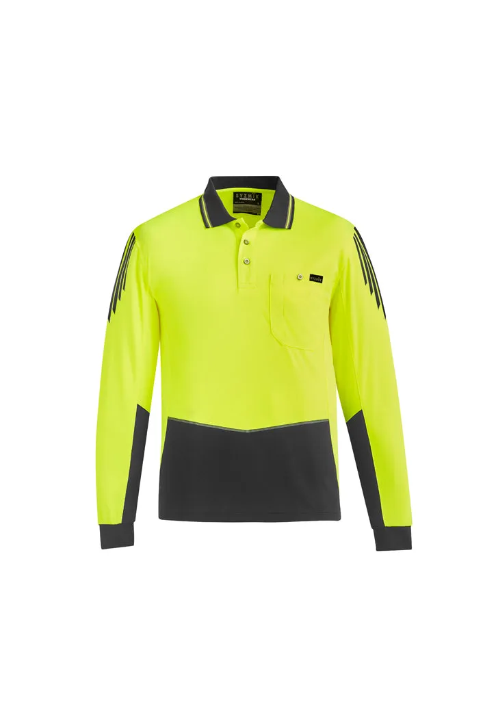 ZH310 Syzmik Hi-Vis Flux Longsleeve Polo Shirts