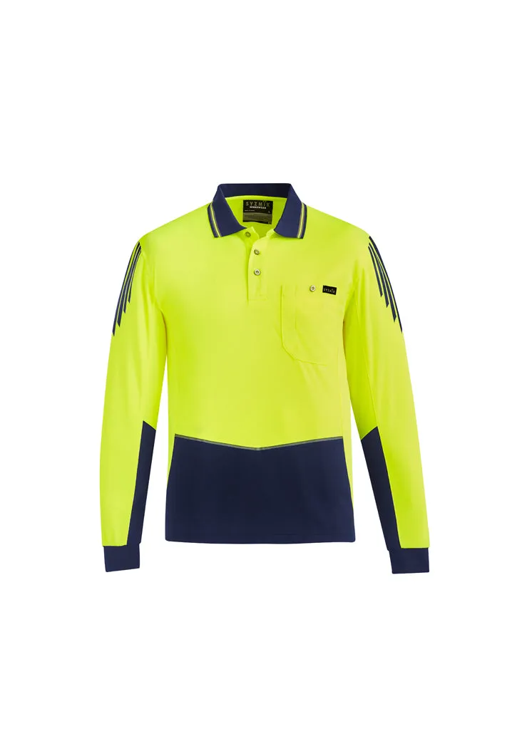 ZH310 Syzmik Hi-Vis Flux Longsleeve Polo Shirts